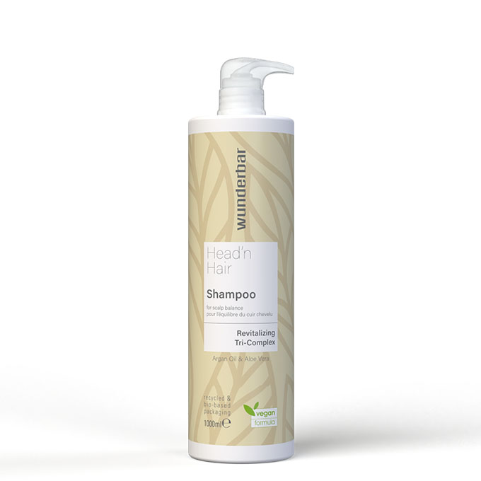 Für mehr Feuchtigkeit: Wunderbar Vegan Head'n Hair Shampoo   